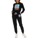 Keith Haring Conjunto 2 piezas para Dama Negro Extra Grande