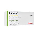 Biconcor 5/6.25 mg 30 Tabletas
