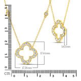 0.70ctw, Collar de Diamantes, Oro Amarillo 14K 0.70ctw, Collar de Diamantes, Oro Amarillo 14K