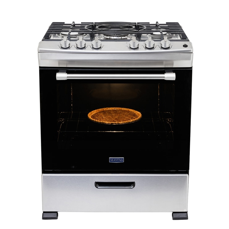 Maytag estufa de piso de gas 5 quemadores 30" Costco México
