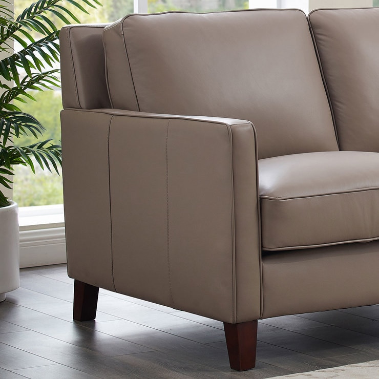 Prospera Home, West Park, sofá, loveseat y sillón, piel Costco México