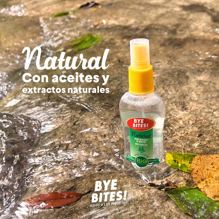 Bye Bites Natural Repelente de Insectos 2 pzas de 130 ml + Prevent en Gel Repelente de Insectos de 150 ml