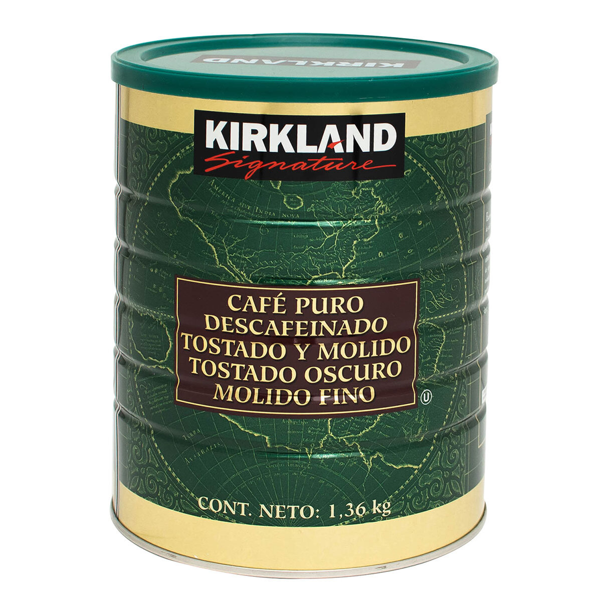 Kirkland Signature Café Molido Descafeinado 1.36 kg
