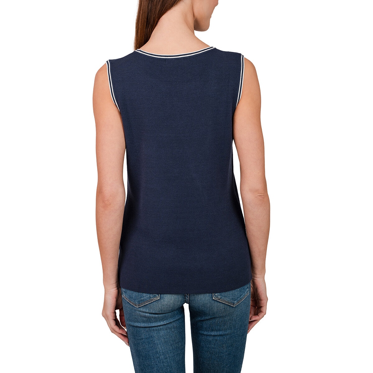 United Colors of Benetton Blusa para Dama Azul Grande