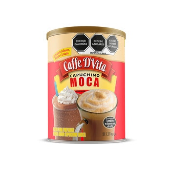 Caffe D´Vita Bebida en polvo Sabor Capuchino Moca 1.31 kg
