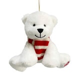 Ornamentos Navideños de Peluche para Colgar 6 Piezas, Set de Osos