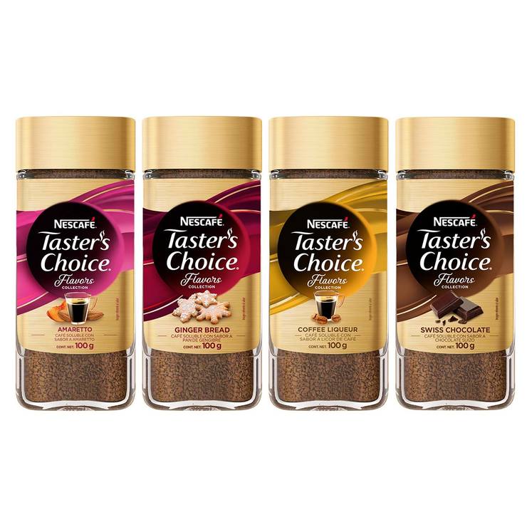 Variedad de Cafes Solubles Nescafé Taster's Choice 4 de 100 g | Costco ...