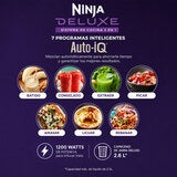 Ninja Deluxe, Sistema de Cocina con Jarra de 2.6 L, Procesador de 9 Tazas, 2 Discos de Rebanado/triturado, 2 Vasos de 700 ml Ninja Deluxe, Sistema de Cocina con Jarra de 2.6 L, Procesador de 9 Tazas, 2 Discos de Rebanado/triturado, 2 Vasos de 700 ml
