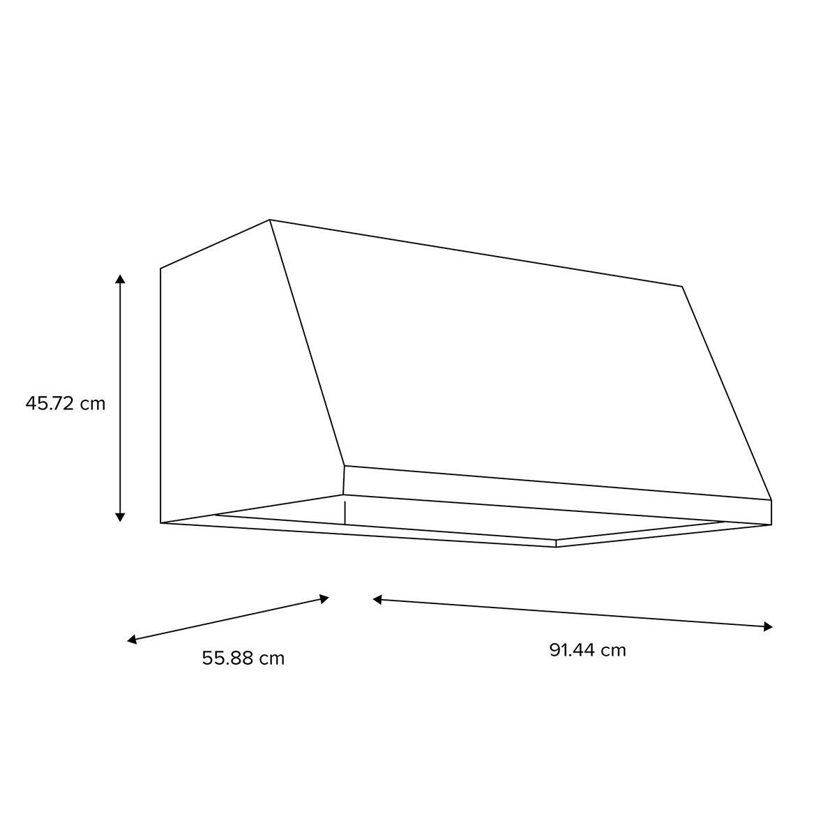 Café Campana Profesional 90cm Color Negro