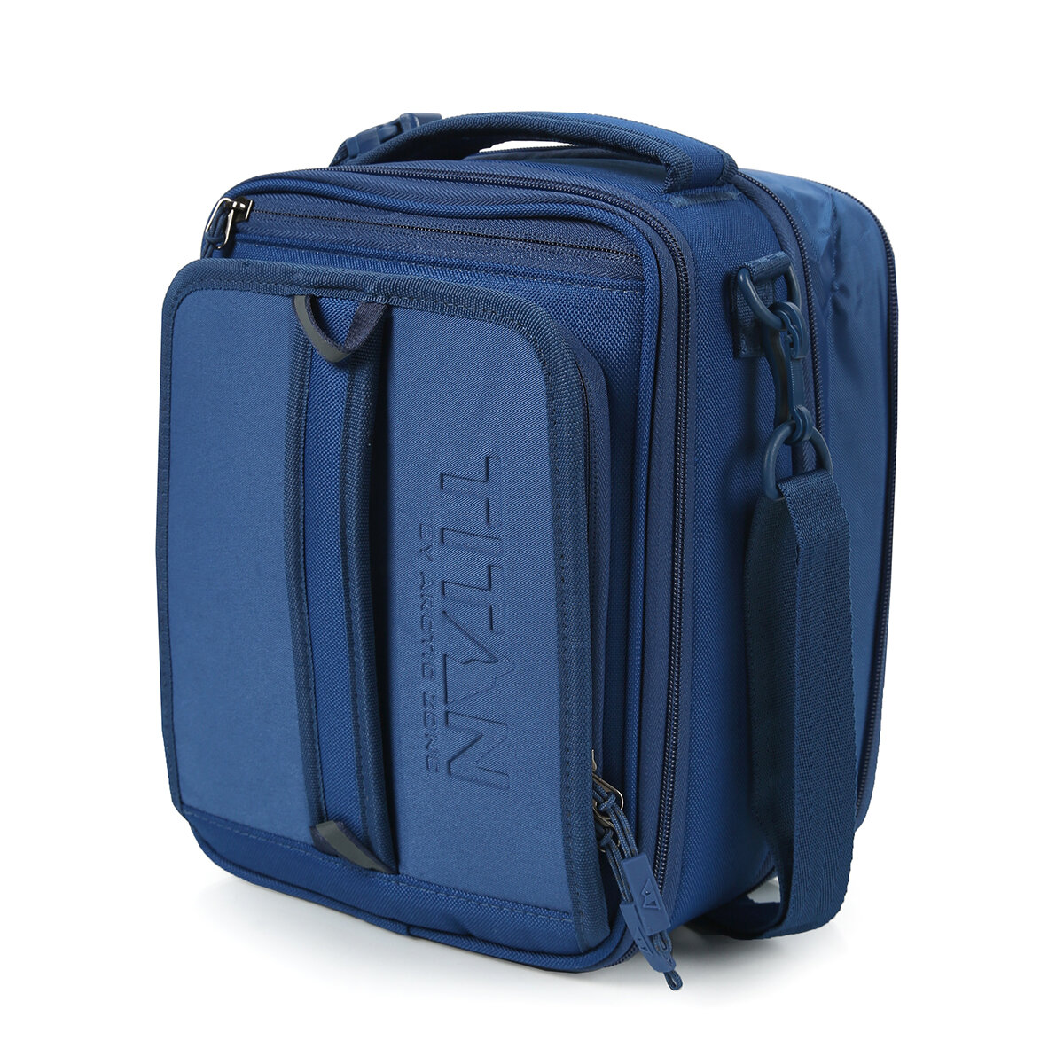 Titan Lonchera Expandible con Accesorios Azul