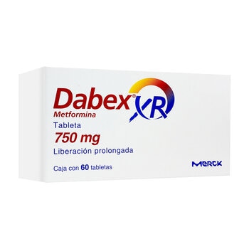 Dabex XR 750 mg 60 Tabletas
