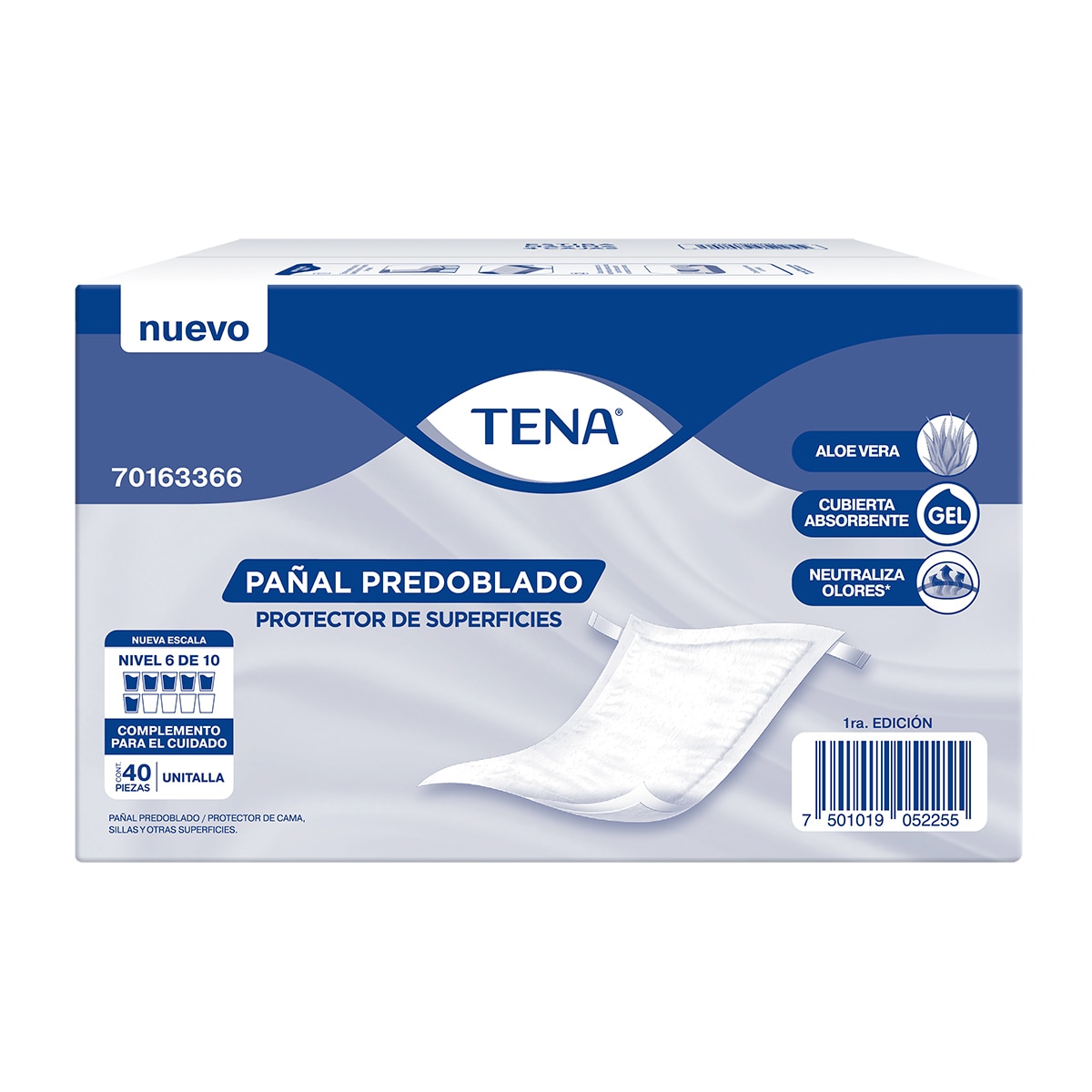 Tena Protector de Cama Predoblado Unisex 40 pzas | Costco