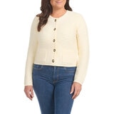 Hilary Radley Suéter para Dama Blanco Grande Hilary Radley Suéter para Dama Blanco Grande