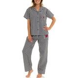 Keith Haring Pijama para Dama Negro Mediana
