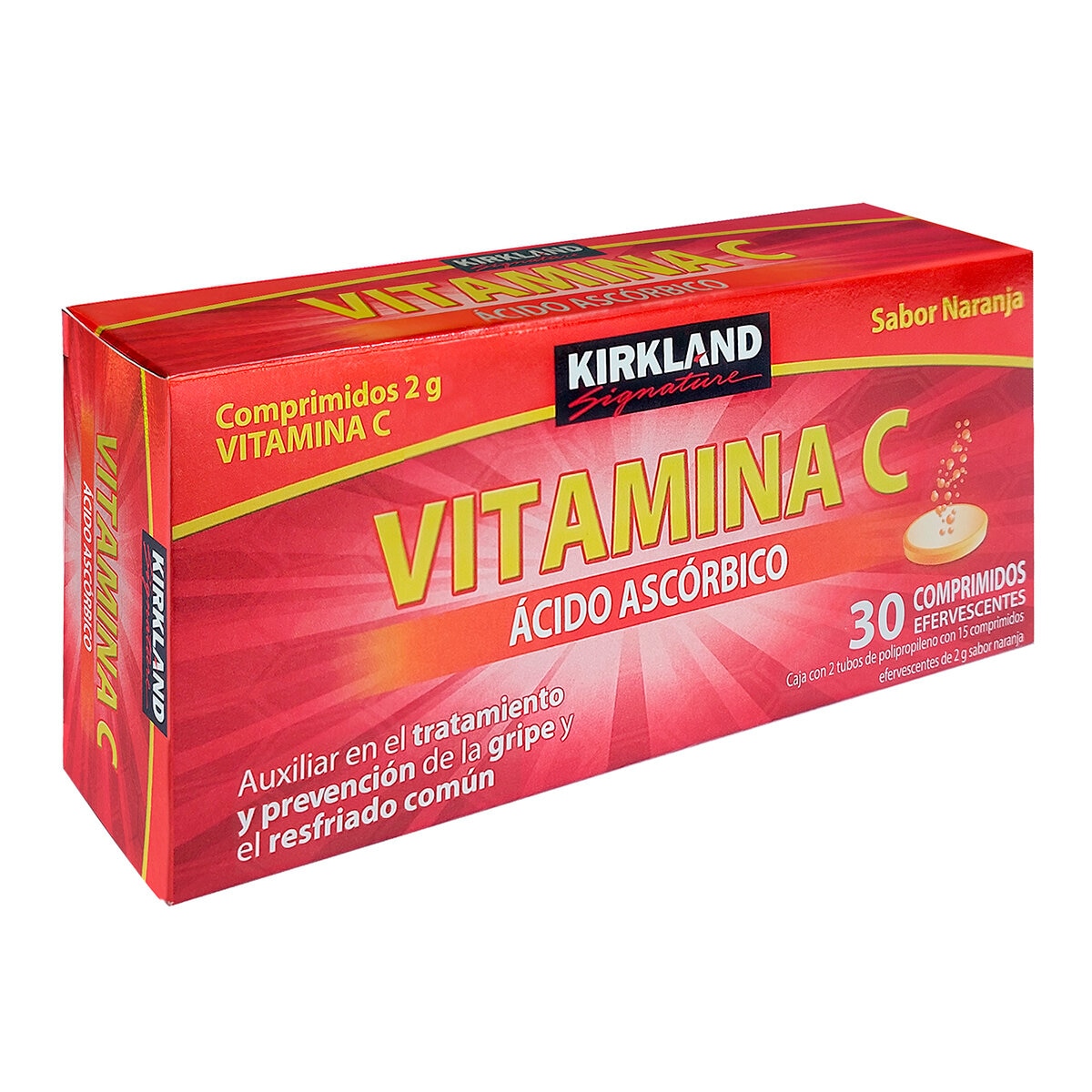 Kirkland Signature Vitamina C 2g con 30 Comprimidos