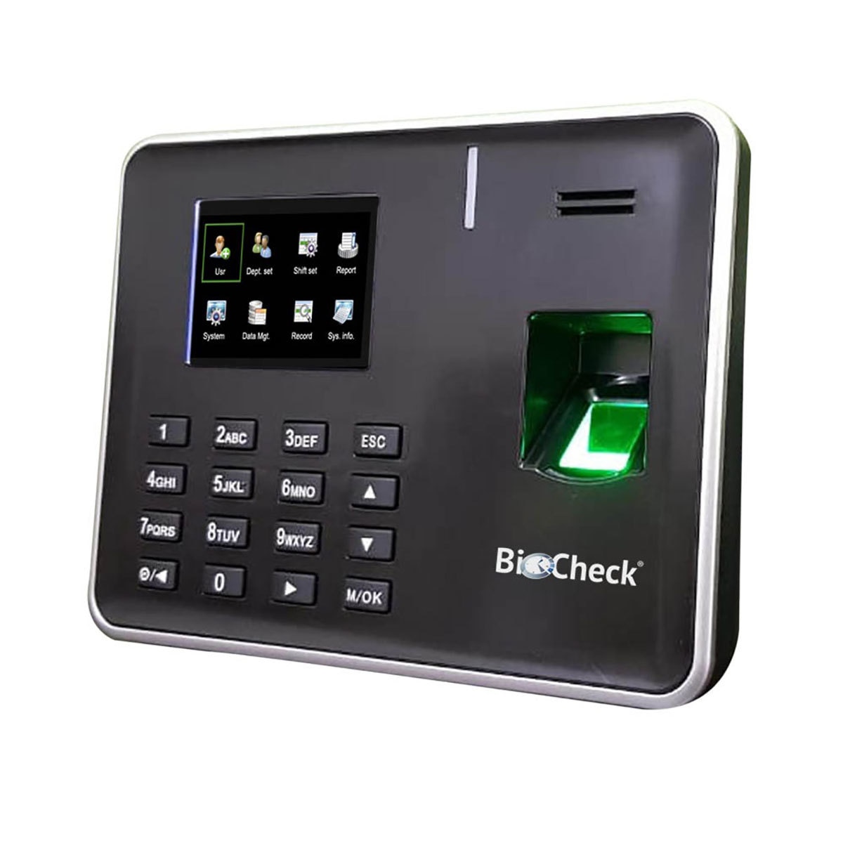 BioCheck reloj checador de huella digital para 50 empleados