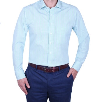 Emporio Colombo, Camisa para Caballero, Corte Slim y/o Regular, Color Verde, Varias Tallas