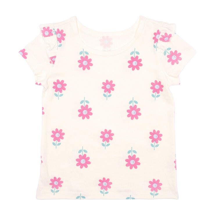 Pekkle Playera 4 piezas para Niños y Niñas Flor 3 Años Pekkle Playera 4 piezas para Niños y Niñas Flor 3 Años