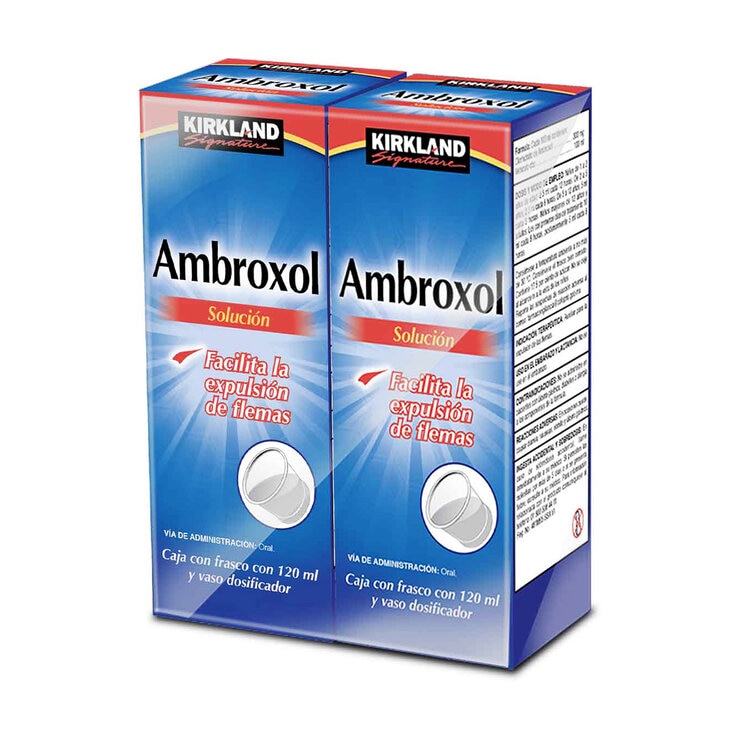 Kirkland Signature Ambroxol 2 Frascos de 120 ml
