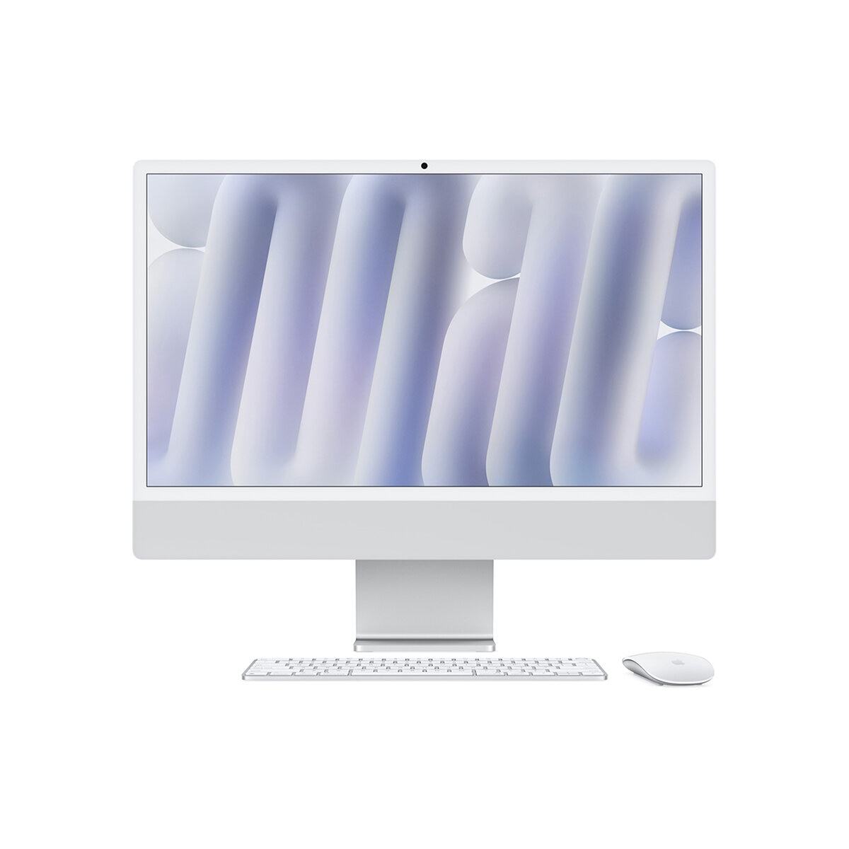 Apple iMac 24" 256GB 4.5K Chip M4 Plata CPU de 10 Núcleos GPU de 10 Núcleos Memoria Unificada de 16GB