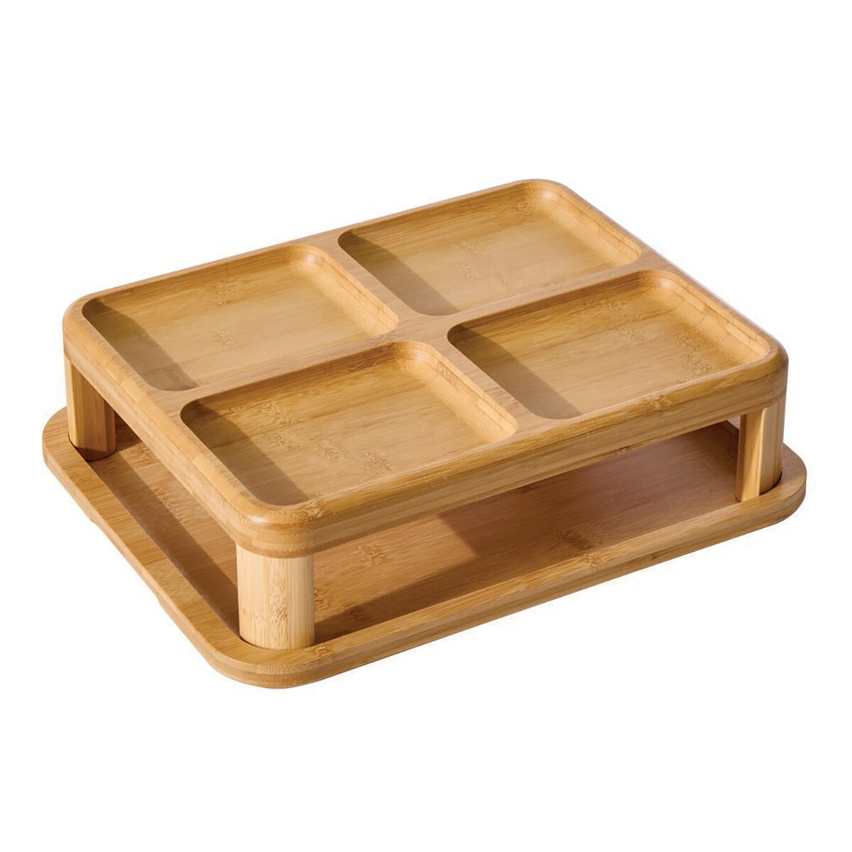 Sabatier Tabla para Servir de Dos Niveles con Tapa