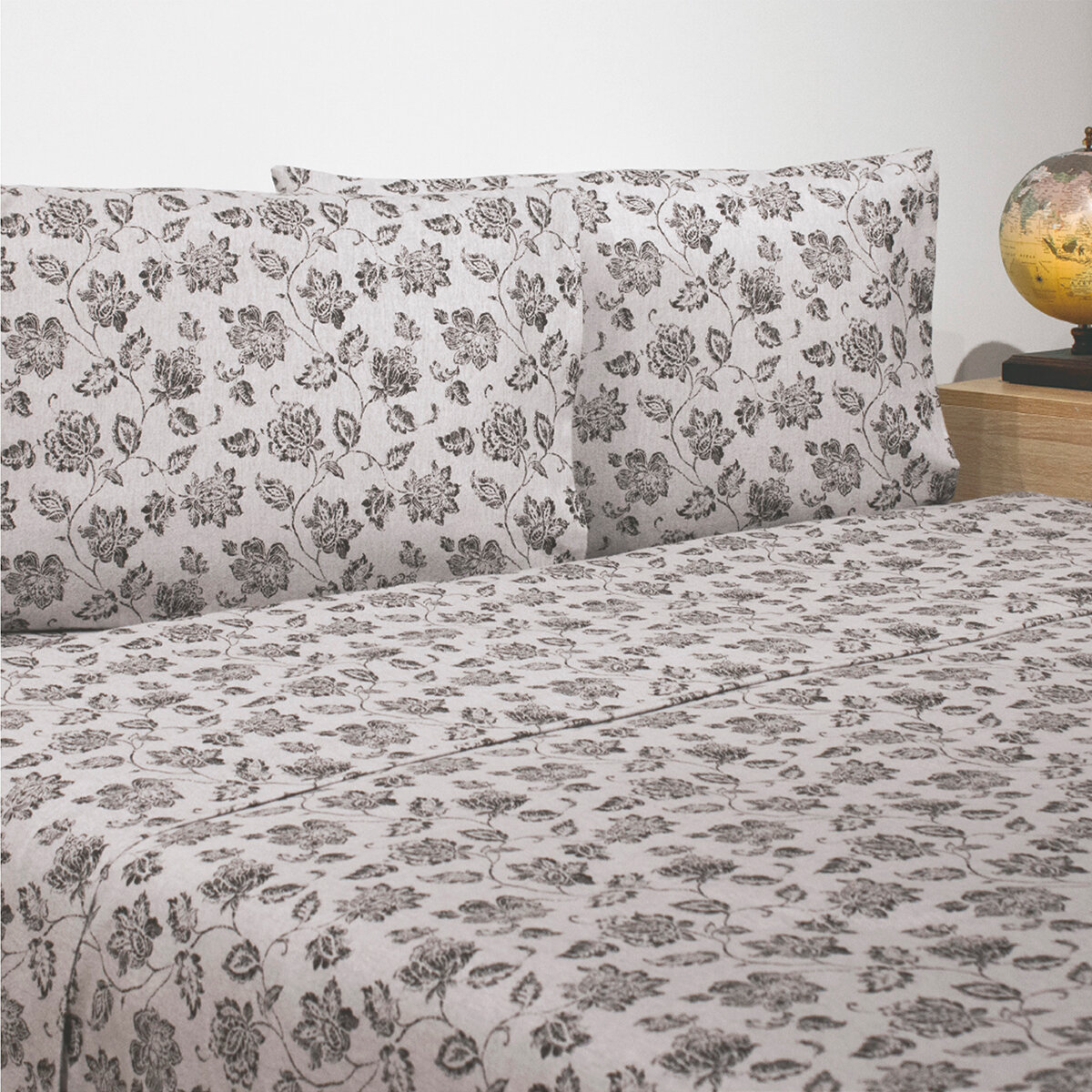 Flannel From Portugal Juego de Sábanas de Franela Tamaño Matrimonial 4 Piezas Varios Modelos