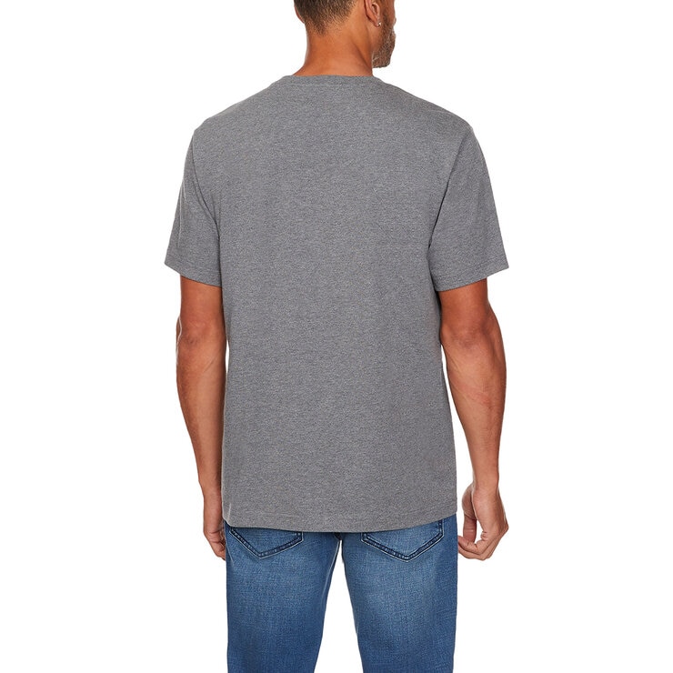 Caterpillar Playera para Caballero Gris Grande
