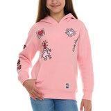 Keith Haring Sudadera para Niños y Niñas Rosa 5 / 6 Años