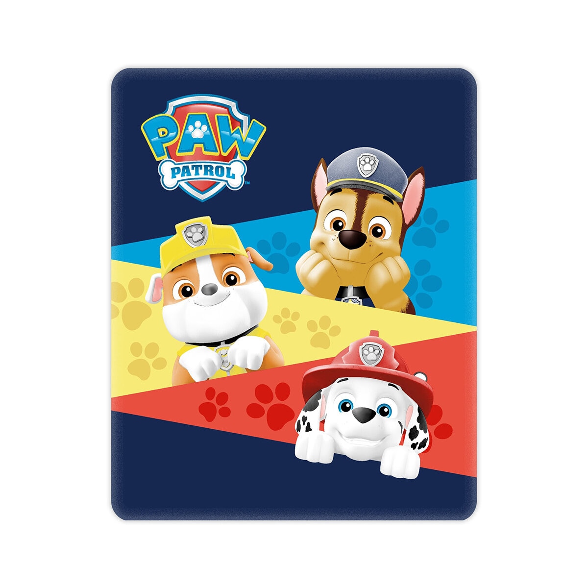 Frazada con Borrega de 127cm x 152cm, PAW PATROL