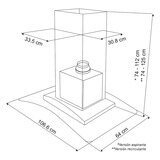 Teka Campana de isla 107cm