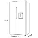 Samsung Refrigerador 19' Side By Side Samsung Refrigerador 19' Side By Side