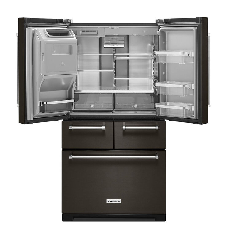 KitchenAid Refrigerador 25' French Door Negro KitchenAid Refrigerador 25' French Door Negro