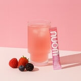 WONU Colágeno con Electrolitos en Polvo Sabor Frutos Rojos 30 pzs de 12 gr