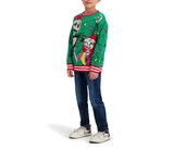 Suéter navideño para Niños y Niñas Verde 10 / 12 Años