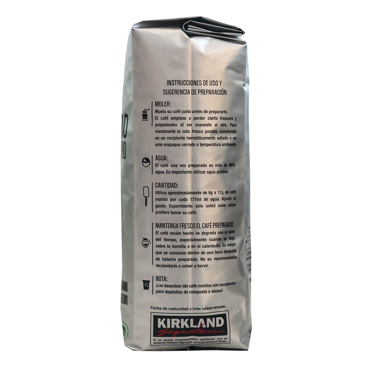 Kirkland Signature Colombia Café en Grano 1 kg