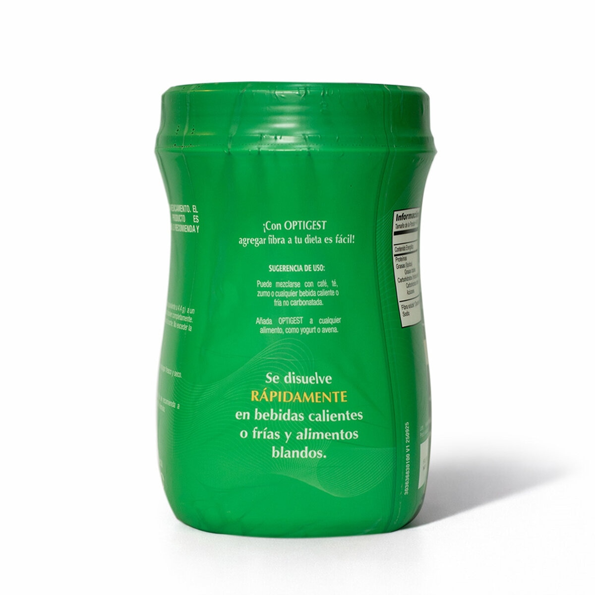 Optigest Fibra Soluble con Prebiótico Frasco de 836 g Optigest Fibra Soluble con Prebiótico Frasco de 836 g