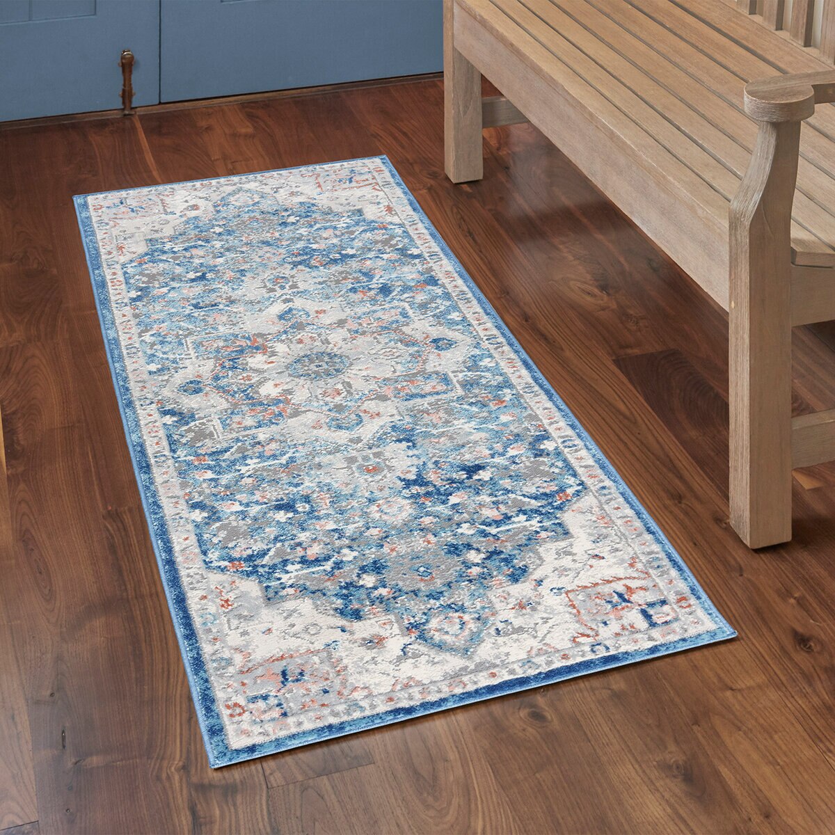 Brio, Tapete Decorativo 66cm x 183cm, Anina Blue Costco...