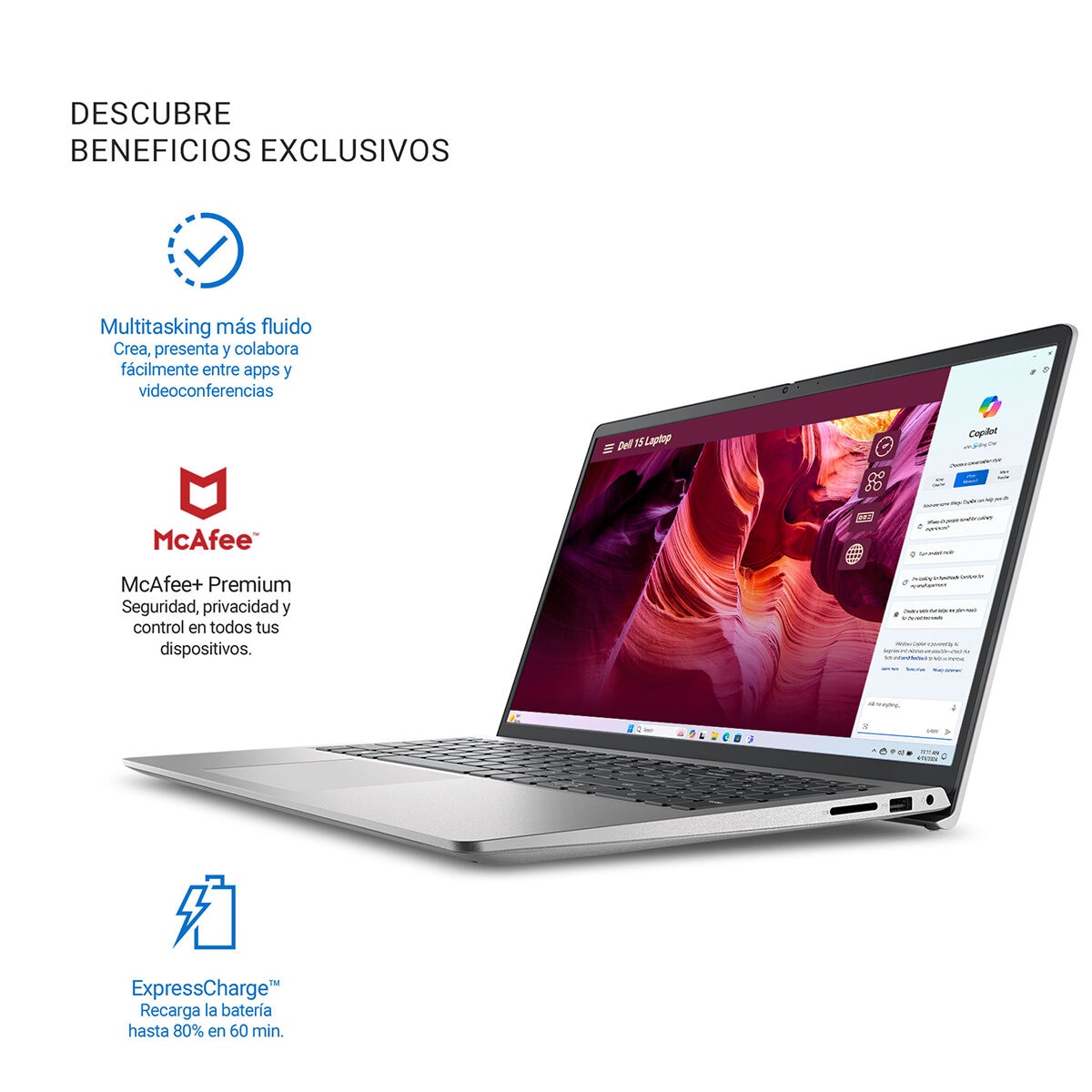 DELL 15 Laptop 15.6" Full HD AMD Ryzen 7 16GB 1TB SSD