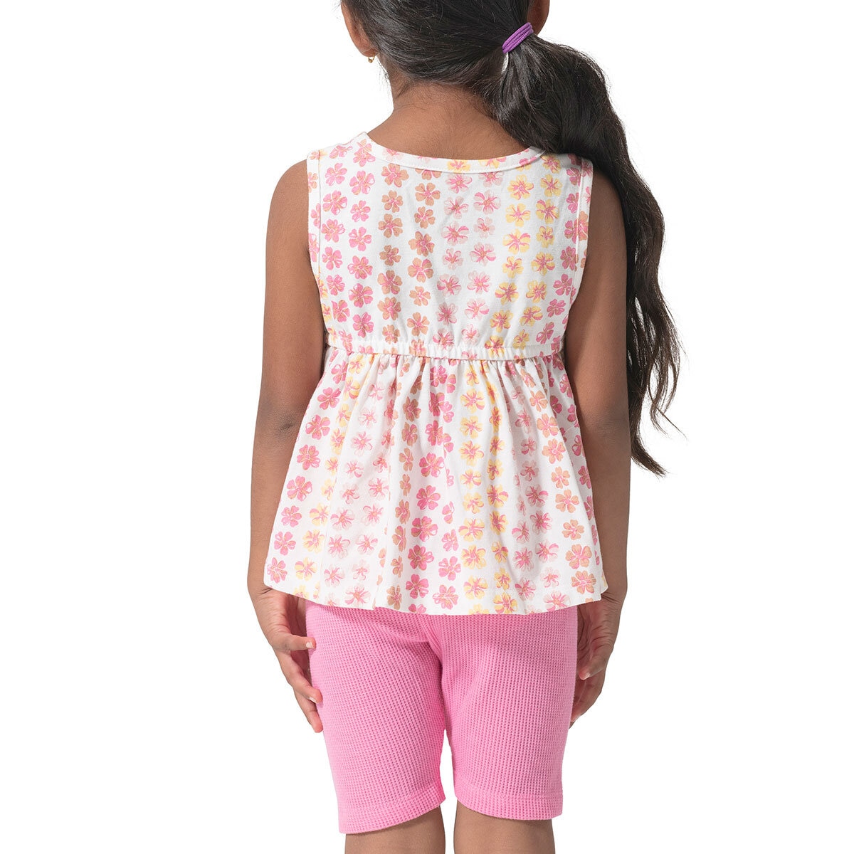 Nicole Miller Conjunto de 3 Piezas para Niños y Niñas Flores Rosas 4 Años