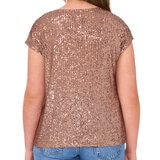 Vince Camuto Blusa para Dama Café Extra Grande