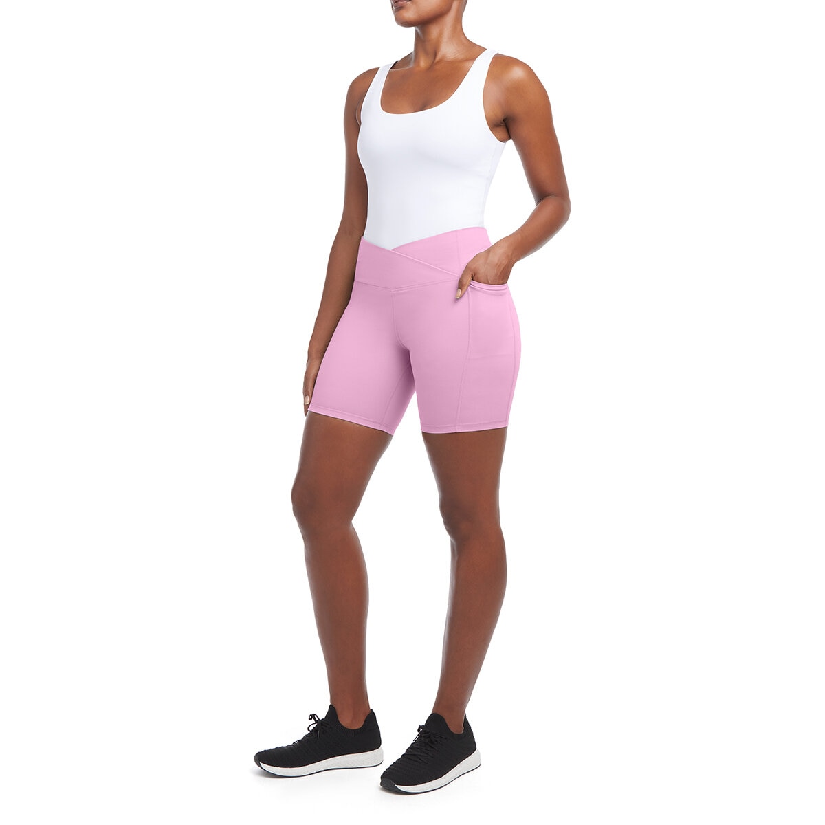 Jockey Set de Shorts Deportivos para Dama rosa extra grande
