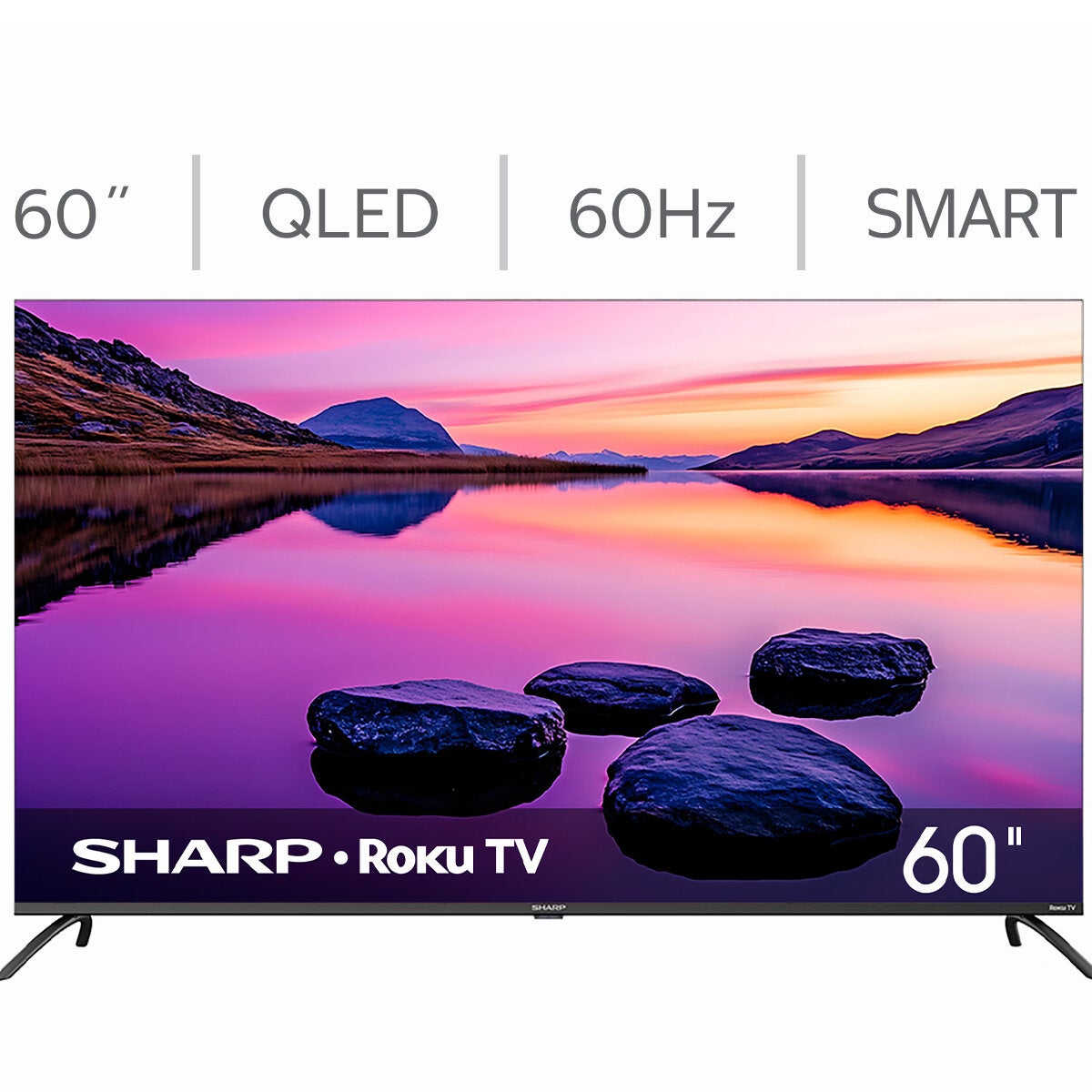 Sharp Pantalla 60" QLED 4K Roku TV 4T-C60HM6320U Sharp Pantalla 60" QLED 4K Roku TV 4T-C60HM6320U