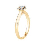 Anillo de Compromiso, 0.30ctw Diamantes, Oro Amarillo 14K Anillo de Compromiso, 0.30ctw Diamantes, Oro Amarillo 14K