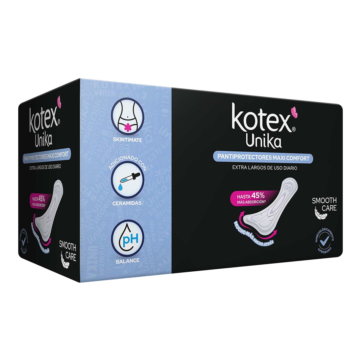 Kotex Pantiprotectores Extra Largos 200 pzas