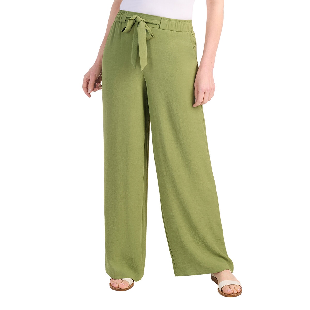 Hilary Radley Pantalones para Dama Verde Extra Grande Hilary Radley Pantalones para Dama Verde Extra Grande