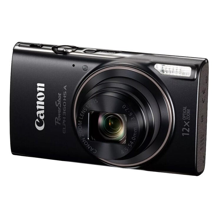 Canon PowerShot ELPH 360 A Cámara Digital Negra Canon PowerShot ELPH 360 A Cámara Digital Negra
