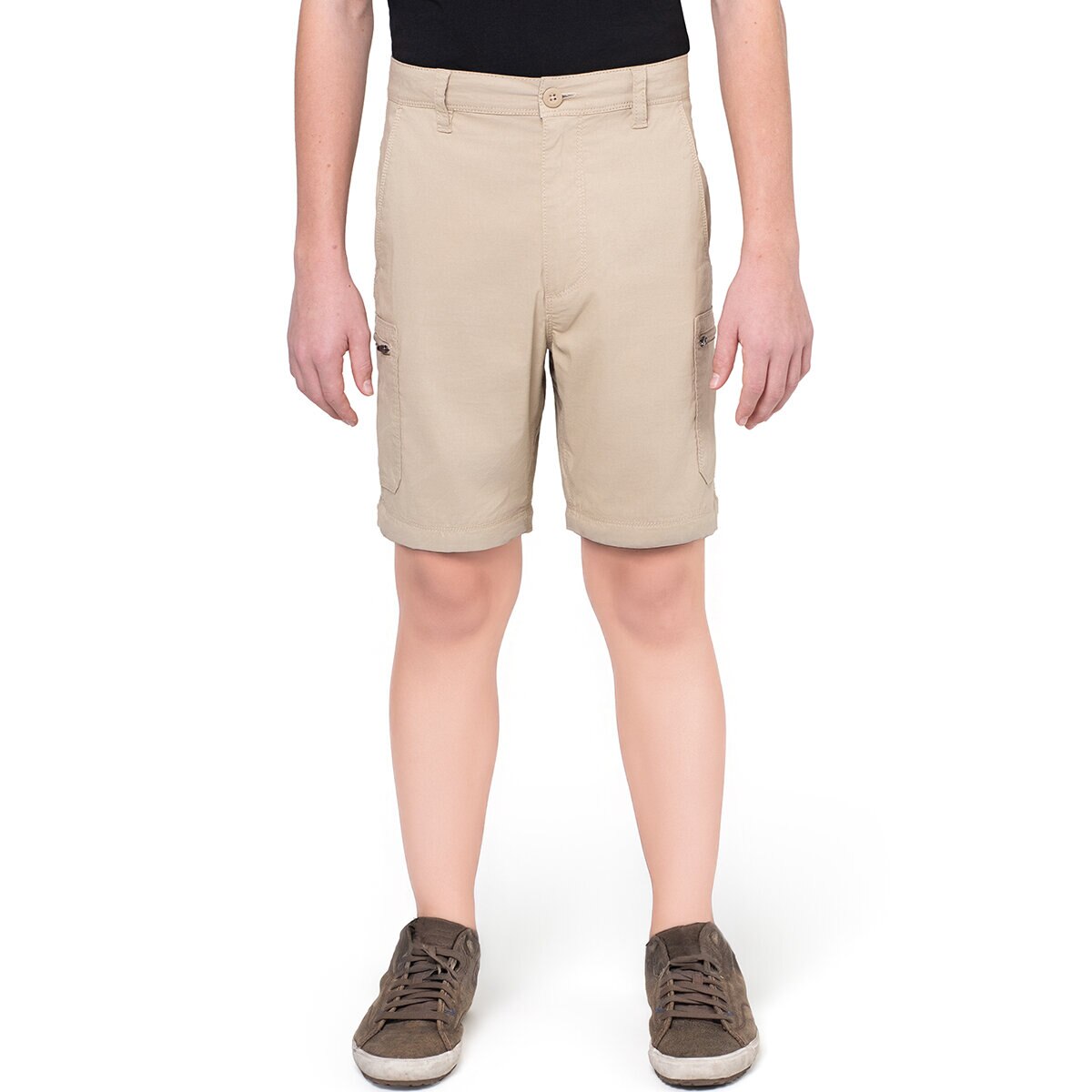 Wearfirst Pantalones convertibles para Niños Café 14 / 16 Años