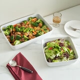 Juego de 2 Platones para Servir de Cerámica