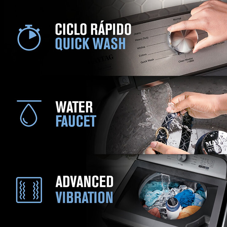 Maytag Lavadora 25Kg Sistema Pet Pro
