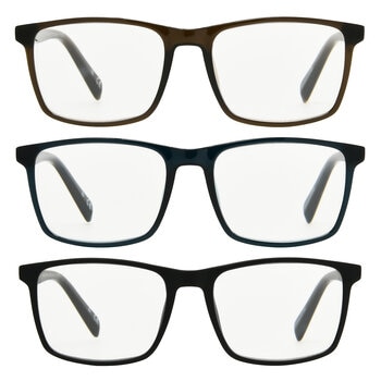 Foster Grant, Lentes de lectura, Dioptría +3.00 para Caballero Foster Grant, Lentes de lectura, Dioptría +3.00 para Caballero